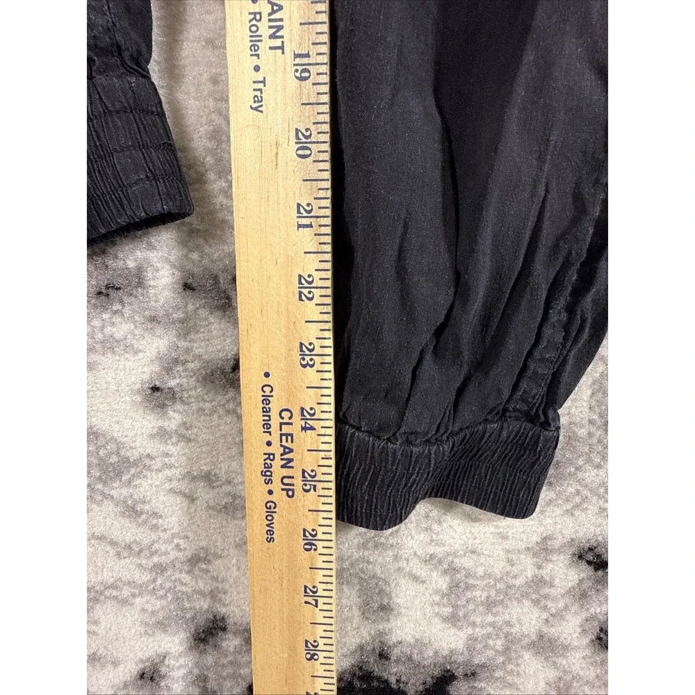 Theory Womens Jogger Pants Size 4 Black Drawstring Elastic Waist‎ Casual